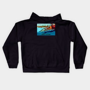 20,000 Leagues under the sea poster art Kids Hoodie